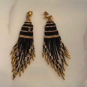 GAS BIJOUS Beaded costume earrings
